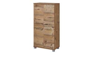 Bad-Highboard  Ilsesee - holzfarben - Maße (cm): B: 60 H: 117 T: 32