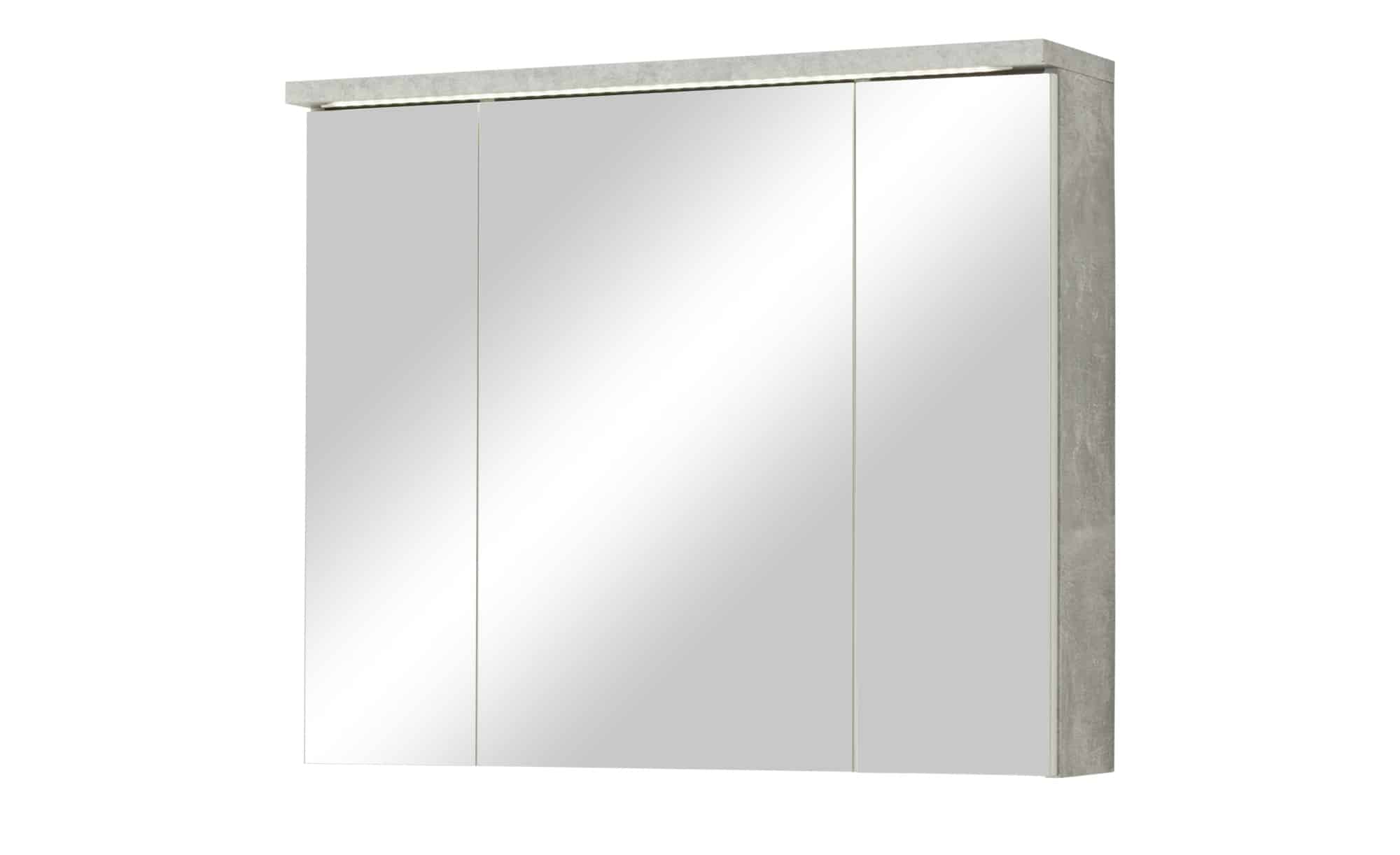 uno Spiegelschrank  Polsensee - grau - Maße (cm): B: 80 H: 69 T: 20
