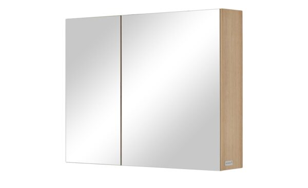 Wohnwert Spiegelschrank  Capri - weiß - Maße (cm): B: 90 H: 70 T: 18