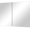 Wohnwert Spiegelschrank  Capri - holzfarben - Maße (cm): B: 120 H: 70 T: 18