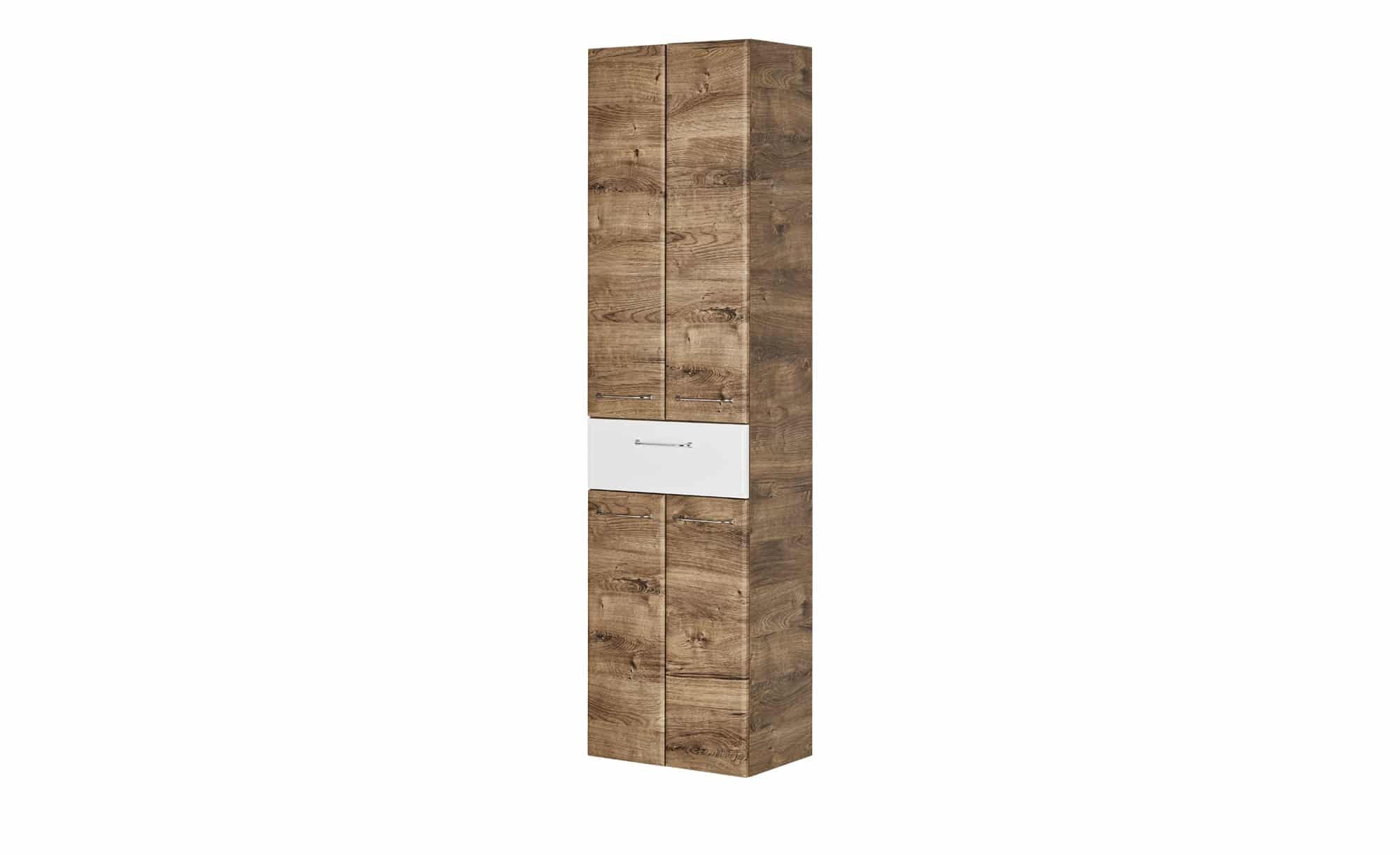 smart Hochschrank  Onda - holzfarben - Maße (cm): B: 50 H: 185