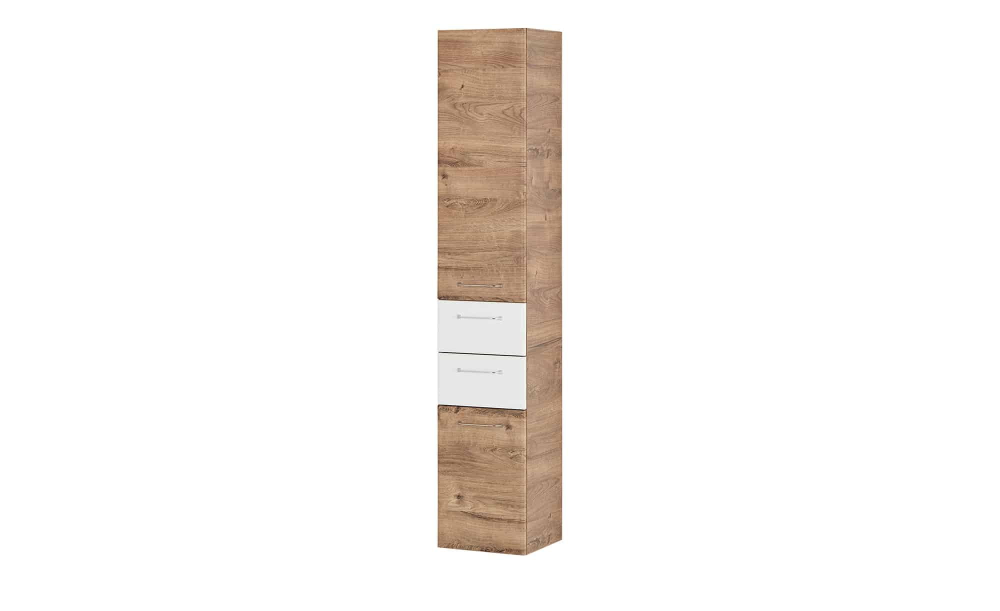 smart Hochschrank  Onda - holzfarben - Maße (cm): B: 35 H: 185