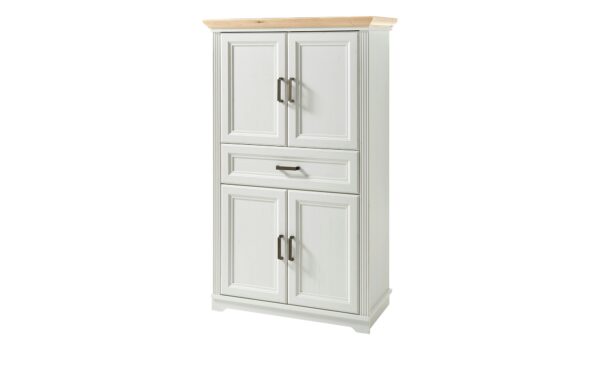 Badschrank  Varese - weiß - Maße (cm): B: 83 H: 138 T: 43