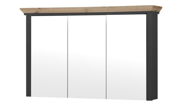 Spiegelschrank  Varese - grau - Maße (cm): B: 116 H: 74 T: 25