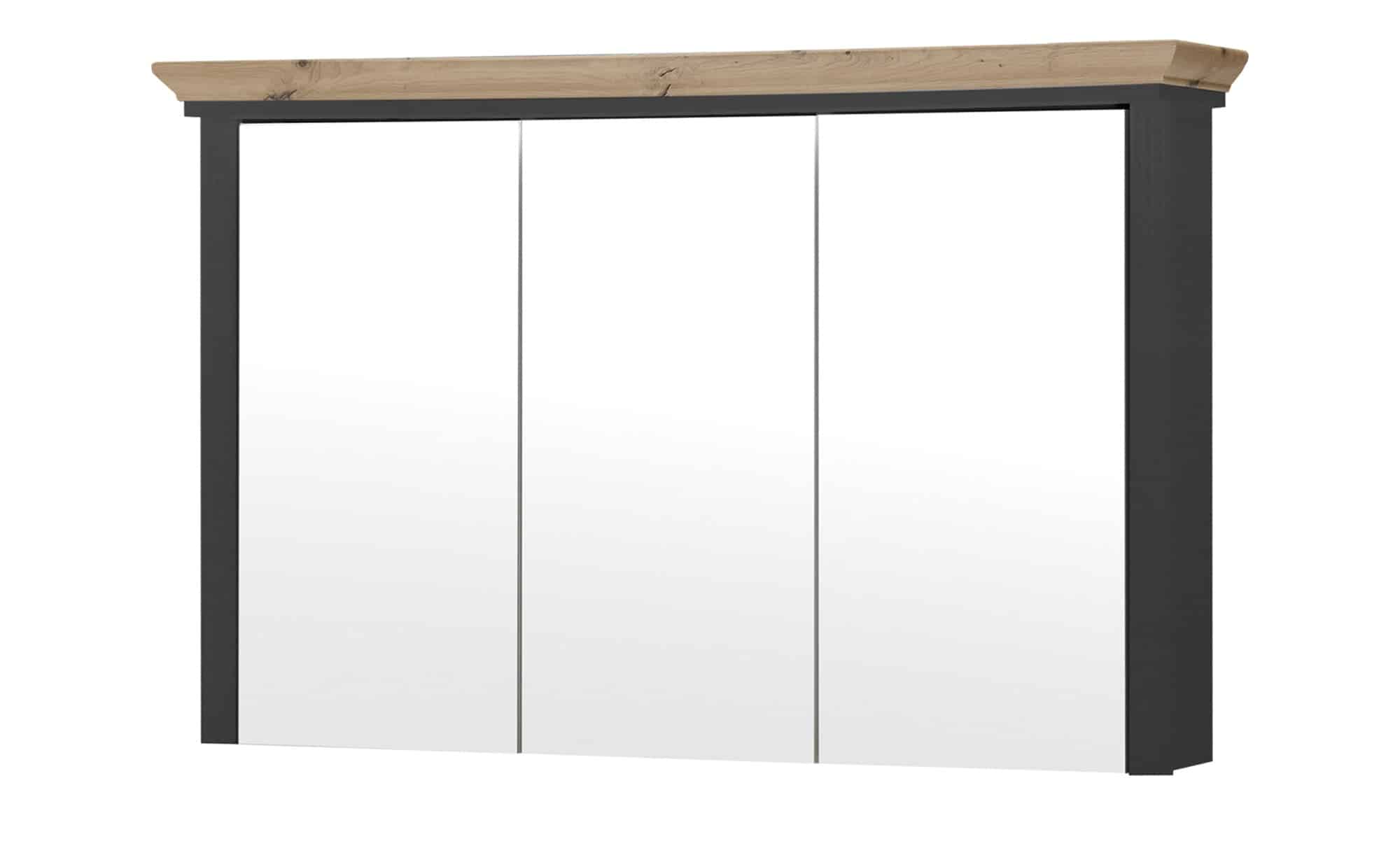 Spiegelschrank  Varese - grau - Maße (cm): B: 116 H: 74 T: 25