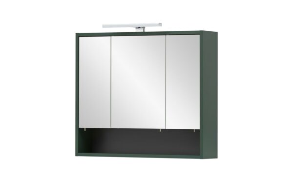 Spiegelschrank - grün - Maße (cm): B: 70 H: 64
