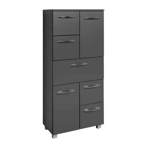 Midischrank in Grau 60 cm breit