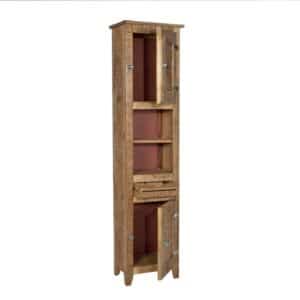 Badschrank im Shabby Chic Stil Mangobaum Massivholz