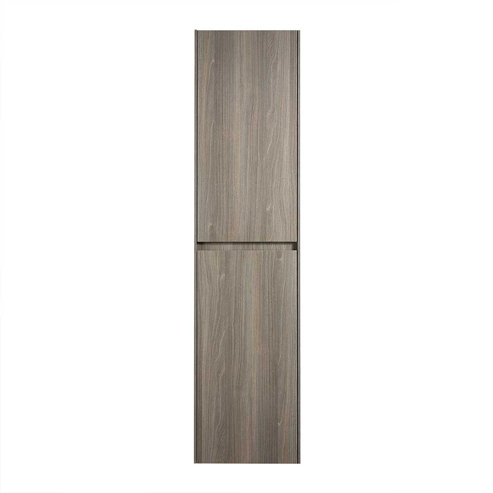 Midibadschrank in Ahorn Grau Nachbildung 40 cm breit