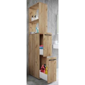 Badschrank Nischenschrank in modernem Design 25 cm breit