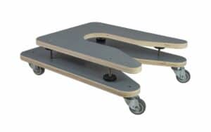 Cera Bulli Wand-WC Montagewagen / Rollwagen