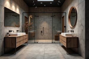 17 Badmöbel Industrial Style Ideen