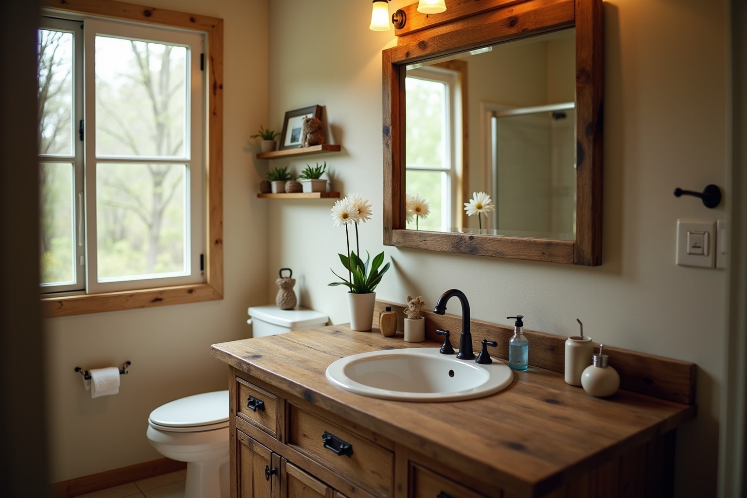 Alte Waschtische aus Holz neu beleben