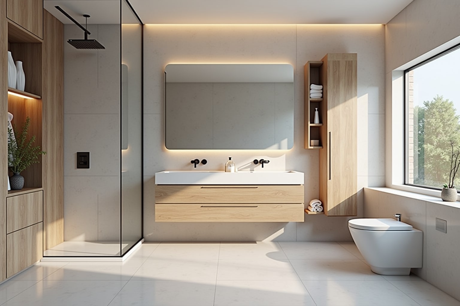 Kleines Badezimmer gestalten: clevere Ideen